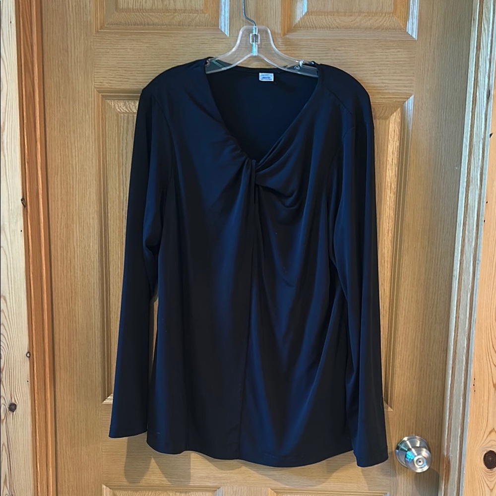 Jockey Black Tunic with Long Sleeves and Relaxed Fit